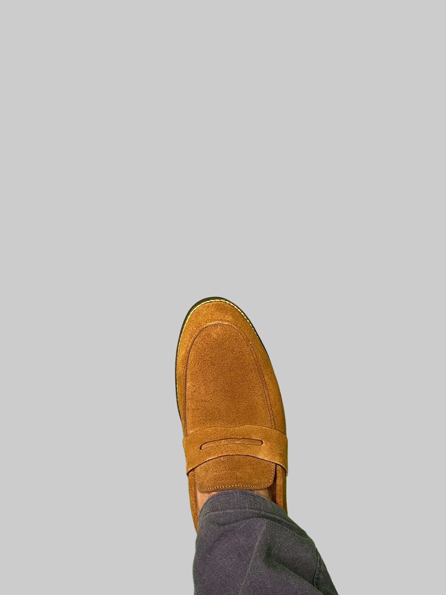 Windsor Tan Suede Leather Penny Loafer